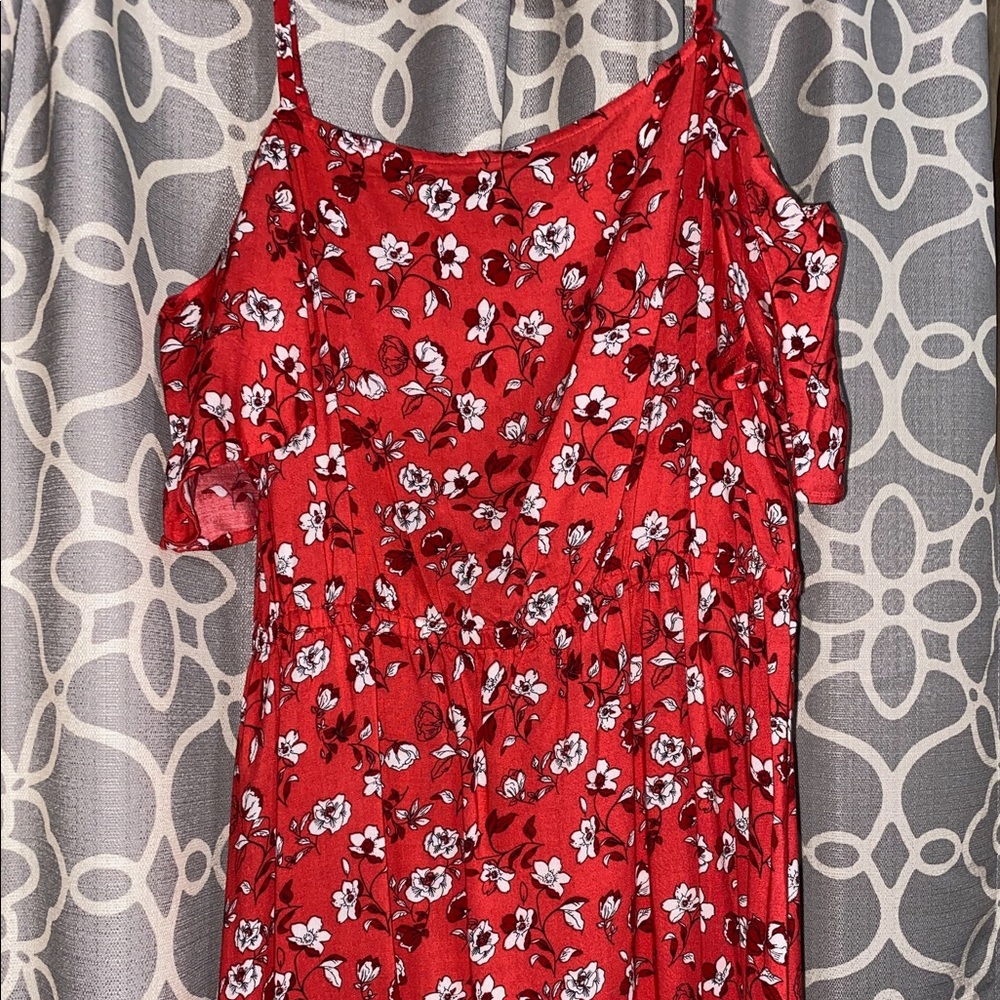 Strappy floral summer dress
